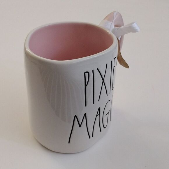 Magenta Rae Dunn x Disney Pink Tinkerbell Pixie Magic Mug NWT - Picture 10 of 17